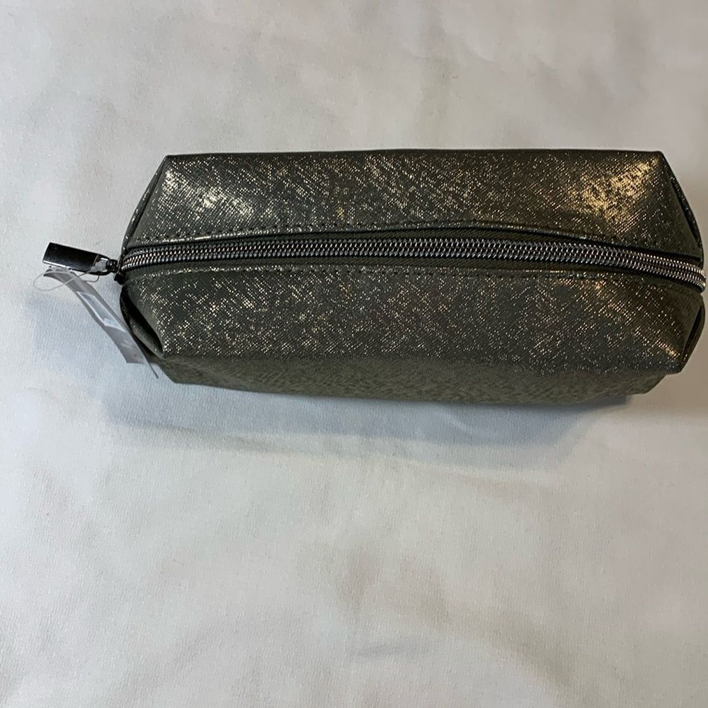 Ultra Beauty makeup bag NWT metallic gold tones
